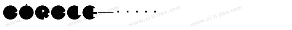 CIRCLE字体转换