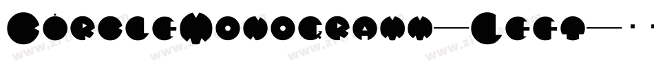 CircleMonogramm-Left字体转换