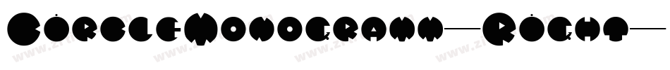 CircleMonogramm-Right字体转换