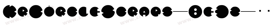 KrCircleScraps-8e3z字体转换