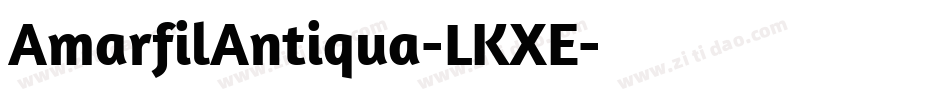 AmarfilAntiqua-LKXE字体转换