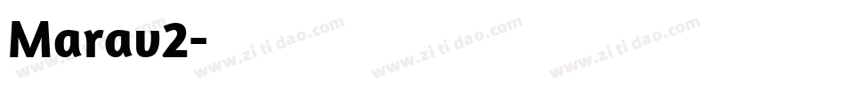 Marav2字体转换