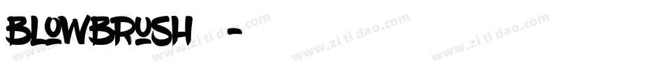 BlowBrush手机版字体转换