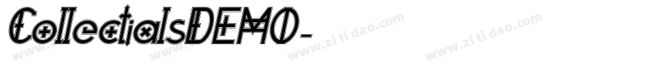 CollectialsDEMO字体转换