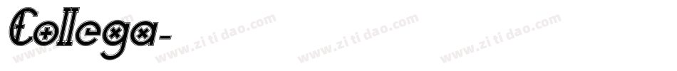 Collega字体转换