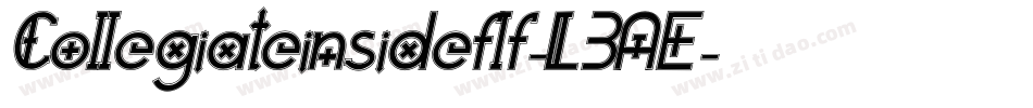 Collegiateinsideflf-L3AE字体转换