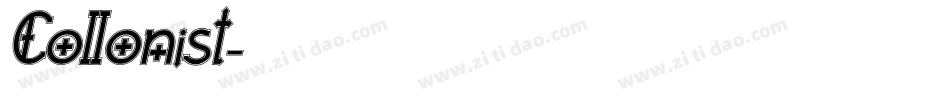 Collonist字体转换