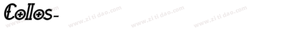 Collos字体转换