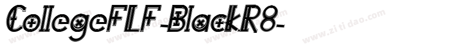 CollegeFLF-Black.R8字体转换