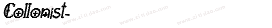 Collonist字体转换