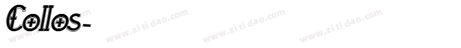 Collos字体转换