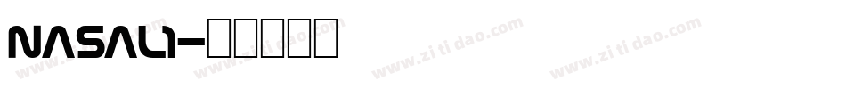 NASAL1字体转换
