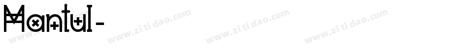 Mantul字体转换