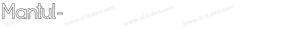 Mantul字体转换