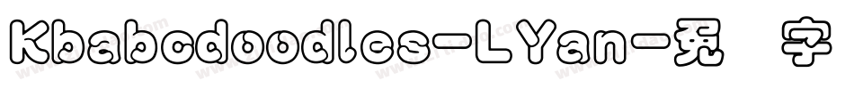 Kbabcdoodles-LYan字体转换