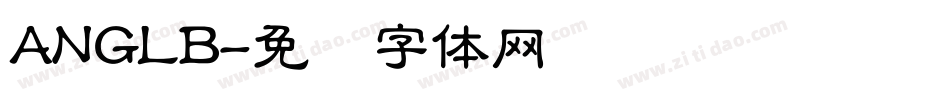 ANGLB字体转换