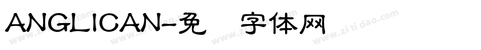 ANGLICAN字体转换