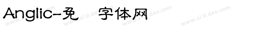Anglic字体转换