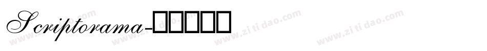 Scriptorama字体转换