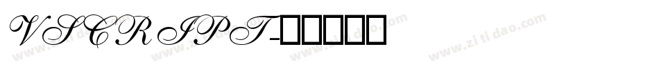 VSCRIPT字体转换