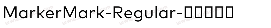 MarkerMark-Regular字体转换
