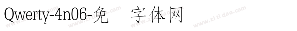 Qwerty-4n06字体转换