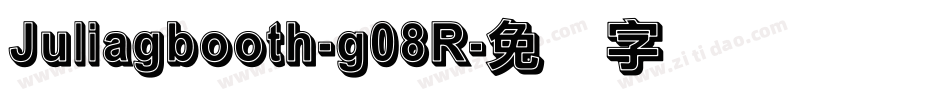 Juliagbooth-g08R字体转换