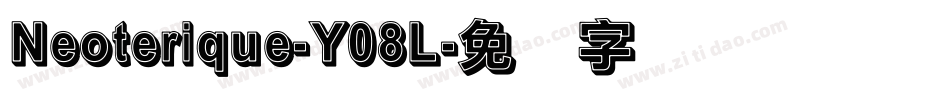 Neoterique-Y08L字体转换