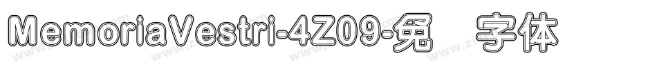 MemoriaVestri-4Z09字体转换