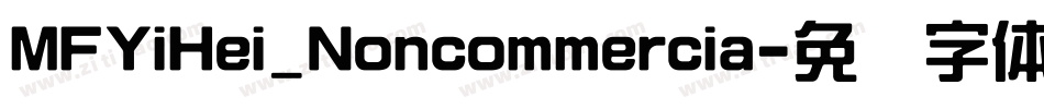 MFYiHei_Noncommercia字体转换