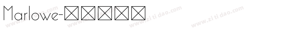 Marlowe字体转换