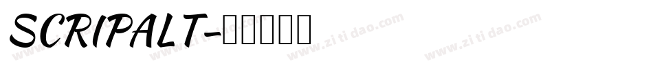 SCRIPALT字体转换