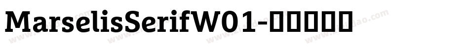 MarselisSerifW01字体转换 MarselisSerifW01字体转换