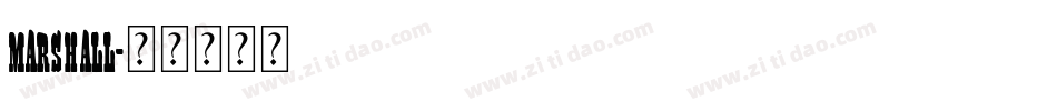Marshall字体转换
