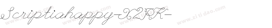 Scriptiahappy-X2RK字体转换