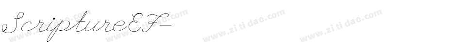 ScriptureEF字体转换