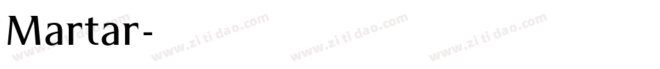 Martar字体转换