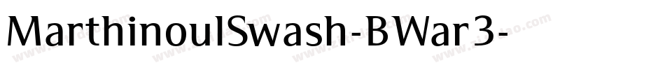 MarthinoulSwash-BWar3字体转换