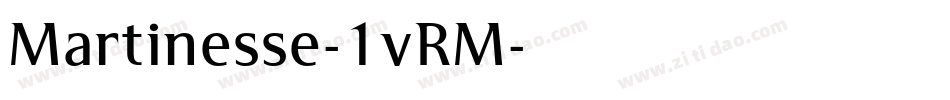 Martinesse-1vRM字体转换