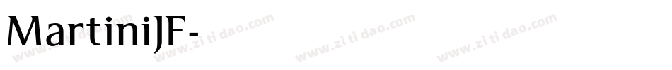 MartiniJF字体转换