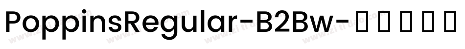 PoppinsRegular-B2Bw字体转换