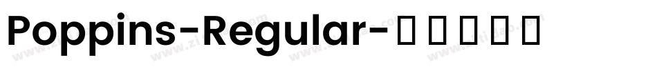 Poppins-Regular字体转换
