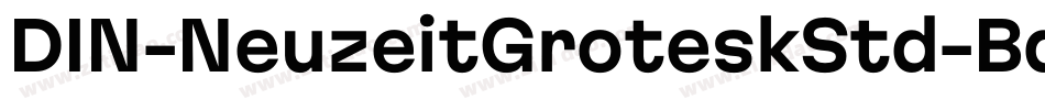 DIN-NeuzeitGroteskStd-BdCond_0字体转换