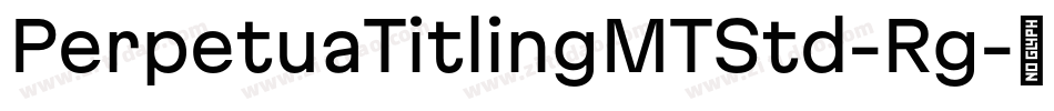 PerpetuaTitlingMTStd-Rg字体转换