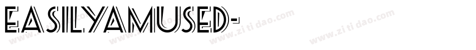 EASILYAMUSED字体转换
