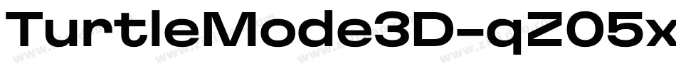 TurtleMode3D-qZ05x字体转换