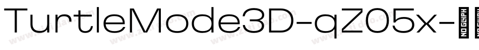 TurtleMode3D-qZ05x字体转换