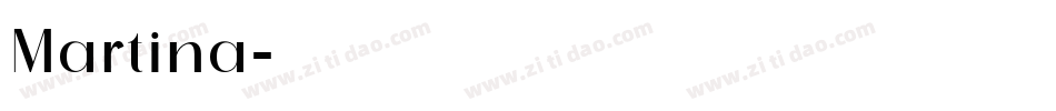 Martina字体转换