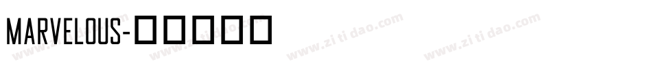 Marvelous字体转换