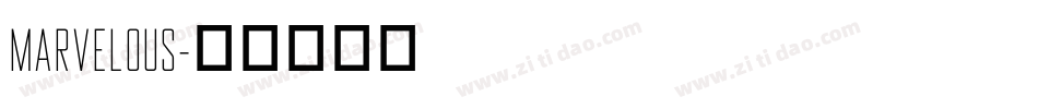 Marvelous字体转换